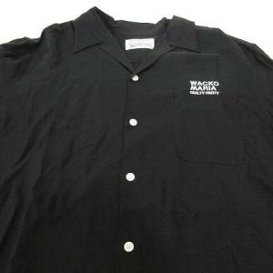 WACKO MARIA 美品 21ss 50s シャツ トップス 長袖 刺繍 XXL 黒 ブラック 日本製 U90