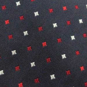 Ermenegildo Zegna ネクタイ ドット 総柄 シルク レギュラータイ ビジネス パーティー イタリア製 ネイビー IBO35