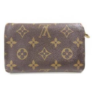 LOUIS VUITTON M61736 モノグラム ポルトフォイユトレゾール 二つ折り財布 ウォレット レザー 茶 ブラウン U180