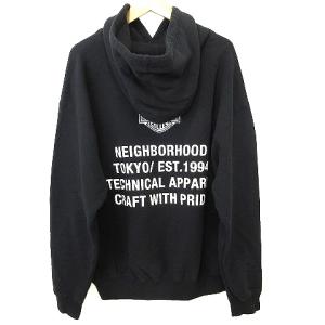 NEIGHBORHOOD × ハーレーダビッドソン 22AW パーカー プルオーバー 222UW05N-CSM01 M 黒