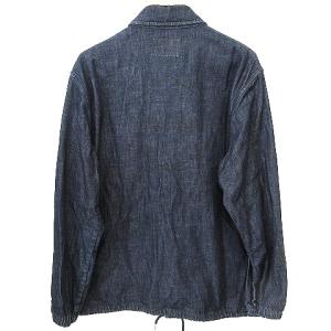 Carhartt デニム コーチジャケット コットン L インディゴ 青 ブルー U90