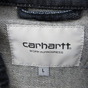 Carhartt デニム コーチジャケット コットン L インディゴ 青 ブルー U90