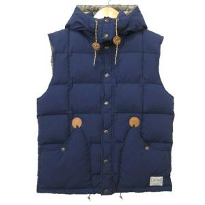NEIGHBORHOOD ダウンベスト アイスウォールベスト ナイロン M 紺 ネイビー U30
