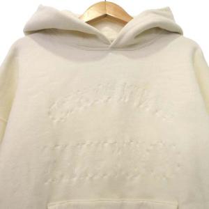 NEIGHBORHOOD 22AW CLASSIC-S HOODED LS パーカー ロゴ刺繍 フーディー プルオーバー 裏起毛 スウェット M 白