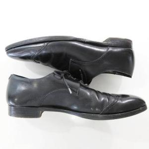 Crockett & Jones ウイングチップ ビジネス ドレスシューズ 革靴 レザー フォーマル 9E 27.0?p 黒 ブラック 英国製 IBO36