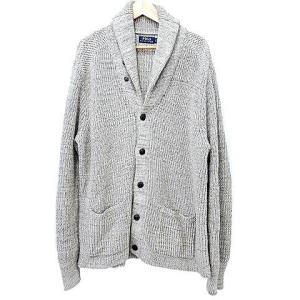 近年 ショールカラー カーディガン コットン ニット 国内正規 LG ベージュ IBO36