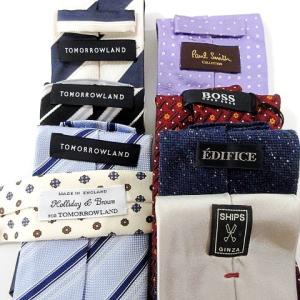 Brooks Brothers トゥモローランド等 ブランド ネクタイ 9本 セット まとめ ビジネス スーツ小物 U180 A0308