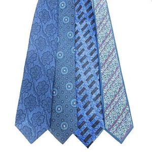 Christian Dior 等 全てブランド ネクタイ12本 まとめ 総柄 青系 IBO36