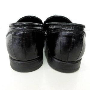 DOLCE&GABBANA ビット ローファー レザー ビジネスシューズ 6 25cm 黒 ブラック 小さいサイズ IBO36 A0302