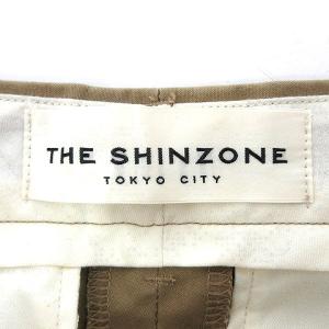 Shinzone 近年 ハイウエスト チノ パンツ ジップ コットン 34 S ベージュ U180