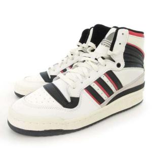 エルドラード EL DORADO スニーカー GV6672 ハイカット レザー × スエード 28.5cm ホワイト ブラック