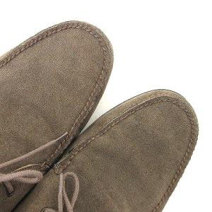 HERMES チャッカブーツ レースアップ スエード レザー 41 グレー