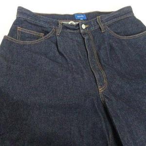 BEAMS 近年 1プリーツ ワイド デニム ショーツ ハーフパンツ XL 大きいサイズ 紺 ネイビー インディゴ UTJ