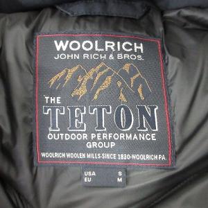WOOLRICH WOOLEN MILLS WOCPS2768D TETON ダウンジャケット フード 厚手 比翼ジップ U30 M ネイビー