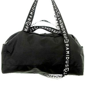 fragment design × ラミダス RAMIDUS BOSTON BAG M ボストンバッグ ナイロン 黒 ブラック IBO37 A0329