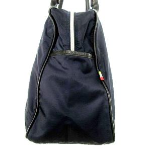 Orobianco ボストンバッグ リモンタナイロン レザー 紺 ネイビー IBO37 A0329