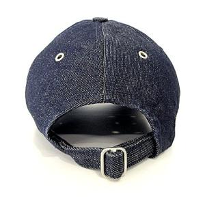 A.P.C. 近年 デニム キャップ リジッド 帽子 アジャスターバック 60 インディゴ 青 ブルー U180