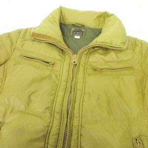 DIESEL ダウンジャケット ナイロン ブルゾン 国内正規 S ベージュ IBO37