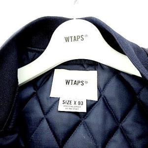 WTAPS 212TQDT-JKM01 21AW TEAM JACKET ボンバー ジャケット 3 紺