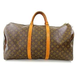 キーポル55 モノグラム M41424 90S ボストンバッグ 鍵カデナ U30 A0417