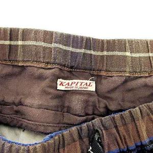 KAPITAL 近年 ショートパンツ パッチワーク ハーフパンツ ナロー L サイズ3 マルチカラー U90