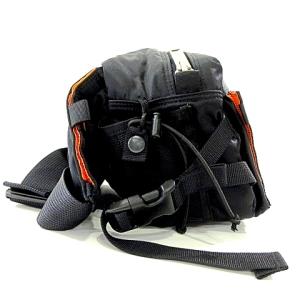 HEAD PORTER 美品 タンカー 2way NEW ウエスト ポーチ バッグ ナイロン 黒 ブラック ギャラあり U90 A0424