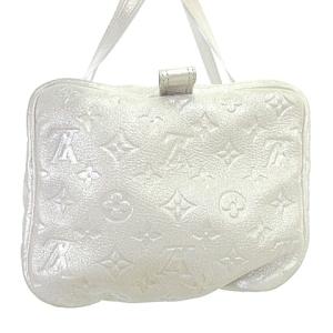 LOUIS VUITTON M95817 モノグラムシマー コメト ハンドバッグ アルジャン ラメ シルバー