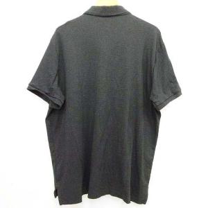POLO RALPH LAUREN 近年 ピマソフトタッチ ポロシャツ 半袖 カットソー 無地 ポロ刺繍 カスタムスリムフィット XL グレー U90