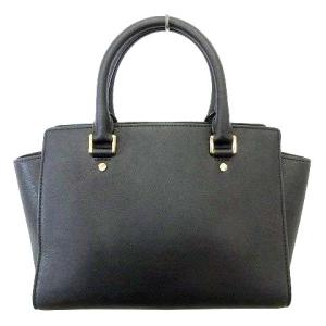 MICHAEL Michael Kors SELMA トートバッグ ミディアム トップジップ サッチェル 2WAY ショルダー ハンドバッグ サフィアーノ 黒 ブラック