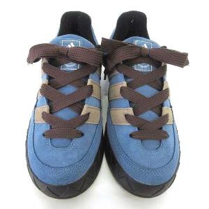 adidas ADIMATIC スニーカー 3ライン スエード アディマティック シューズ US10 28cm ブルー U30