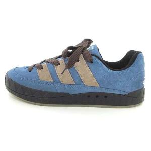 adidas ADIMATIC スニーカー 3ライン スエード アディマティック シューズ US10 28cm ブルー U30