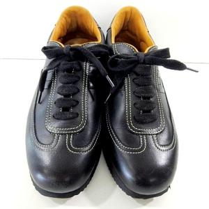 HERMES スニーカー クイック レザー 36 ブラック