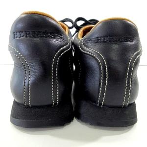 HERMES スニーカー クイック レザー 36 ブラック