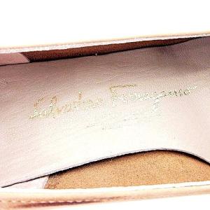 Salvatore Ferragamo パンプス ヴァラ  ローヒール ヌバック レザー プレーントゥ 61