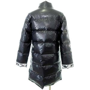 LEONARD SPORT ダウンコート フルーツ柄ライン アウター 38 ラック