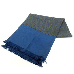 マルジェラ期 ストール シルク フリンジ ネイビー