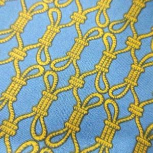 HERMES マルジェラ期 ストール シルク フリンジ ネイビー