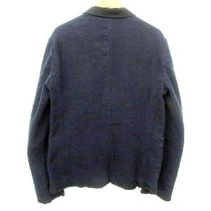 kolor ×ボリオリ BOGLIOLI テーラードジャケット 4B コットン 48 M 紺 ネイビー IBO39 A0516