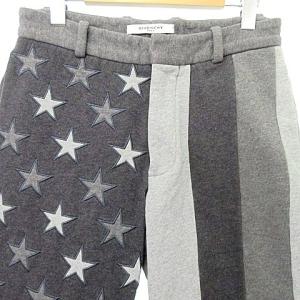 GIVENCHY 国内正規 ショートパンツ ハーフ ショーツ 星条旗 スター 刺繍 XS グレー IBO39 A0517