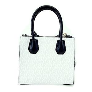MICHAEL KORS MKシグネチャー トートバッグ 2WAY レザー ホワイト