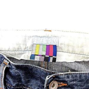 FACETASM 変形デニム パンツ ヴィンテージ加工 セルビッジ M インディゴ 青 ブルー U90