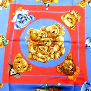 HERMES カレ90 CONFIDENTS DES COEURS 心の友 スカーフ シルク レッド