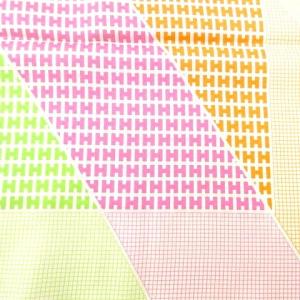 HERMES 美品 カレ 90 スカーフ 大判 シルク H総柄 マルチカラー U180 A0519