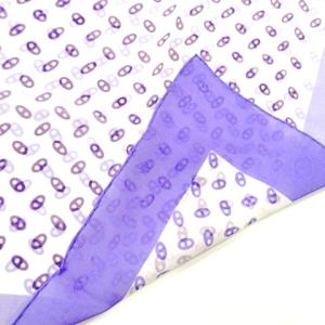 HERMES カレ70 スカーフ シェーヌダンクル パープル