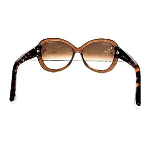 LOUIS VUITTON サングラス ラウンド Z0522E フルリム デミ柄 5916 ホワイトｘブラウン