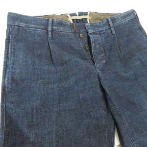 ゆたっぺ インコテックス 新品未使用 コットンパンツ デニムパンツ SALE】INCOTEX（インコテックス）SLIM FIT ガーメントダイ