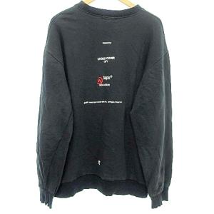 UNDERCOVER ×ダブルタップス×映画π スウェット クラッシュ&リペア加工 U180 A0606 ブラック