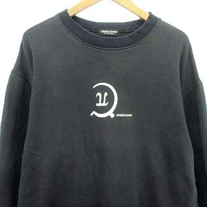 UNDERCOVER ×ダブルタップス×映画π スウェット クラッシュ&リペア加工 U180 A0606 ブラック