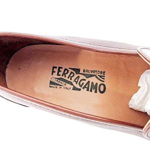 Salvatore Ferragamo ドレス ローファー ガンチーニ モカシン 8EE 26cm 茶 ブラウン IBO40