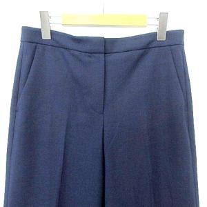 Theory タグ付き 18年 ワイド パンツ スラックス BISTRETCH LIGHT HW WIDE PANT SLS 無地 2 M